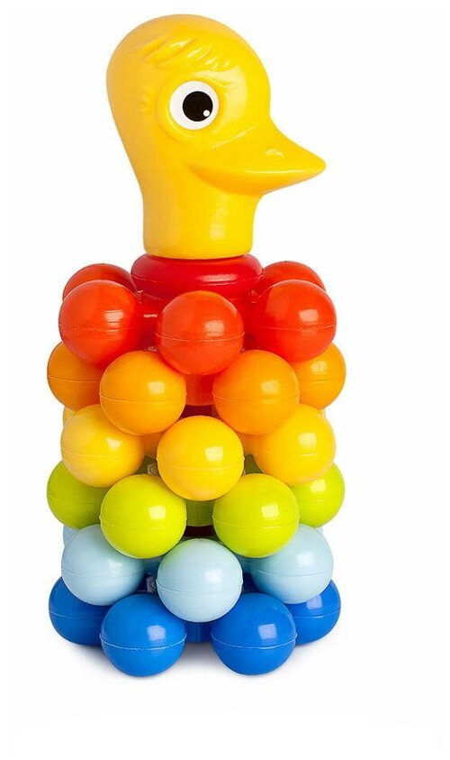 Развивающая игрушка Росигрушка Утенок с шариками 9249