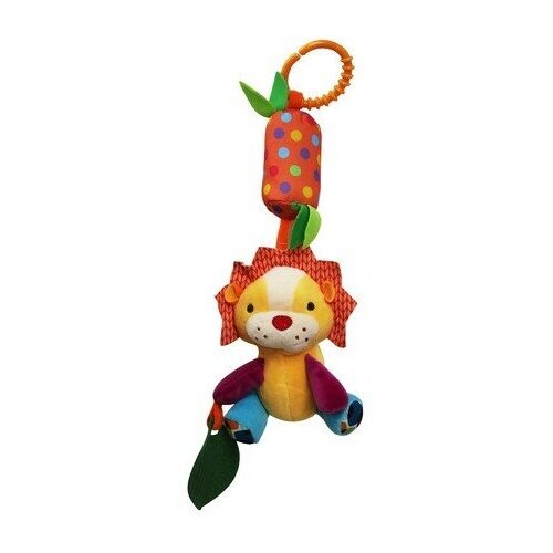 Подвесная игрушка Uviton Львёнок (0135), оранжевый детская игрушка неваляшка милый жираф детские игрушки для ползания с погремушками для новорожденных 3 12 месяцев развивающие игрушки для р