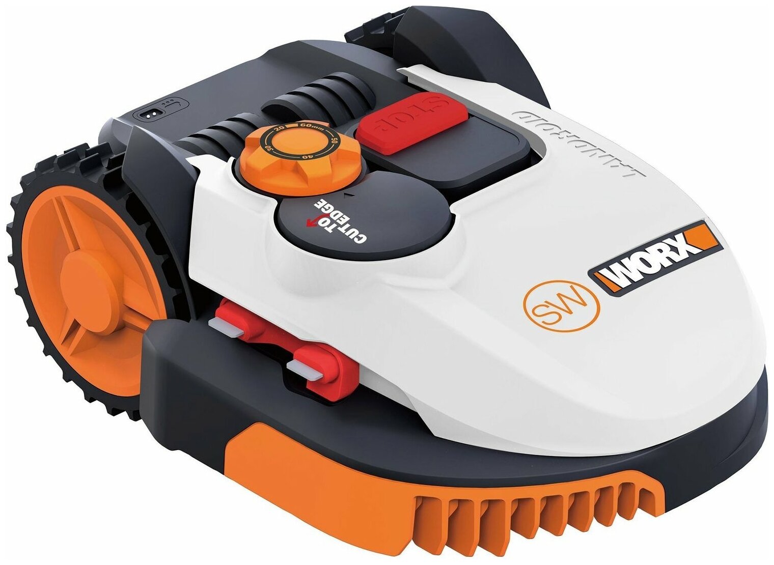 Электрическая газонокосилка Worx Landroid S WR100SI, 18 см — купить в ...
