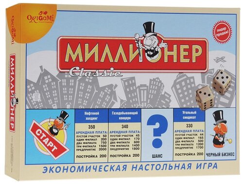 Настольная игра Origami Миллионер Classic 04335