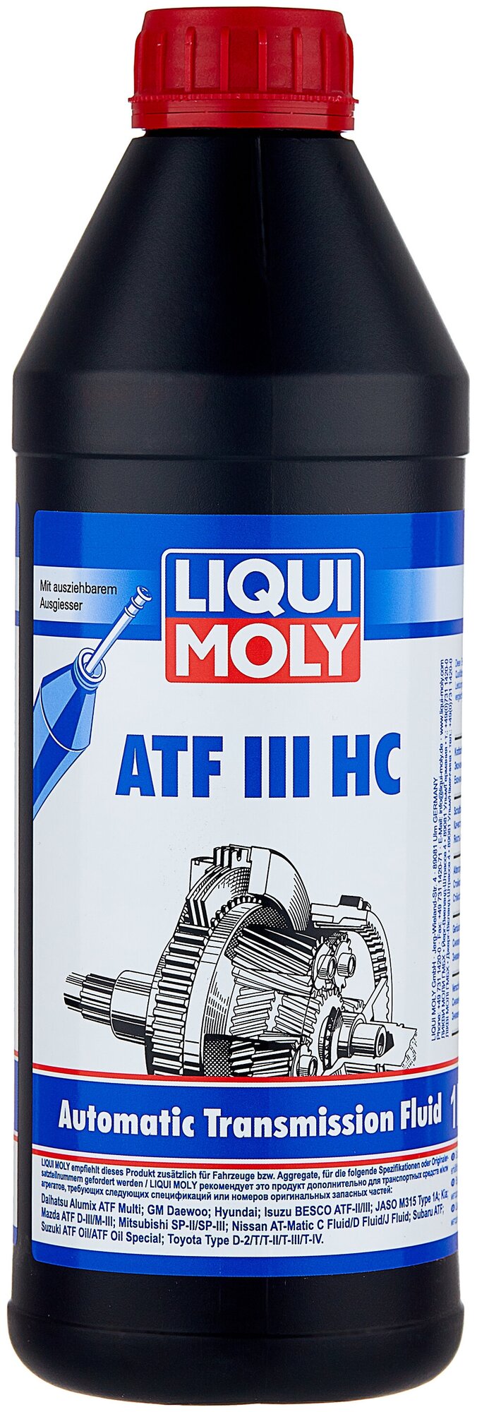 Масло Для Акпп Atf Iii Hc (1l) Liqui moly арт. 3946