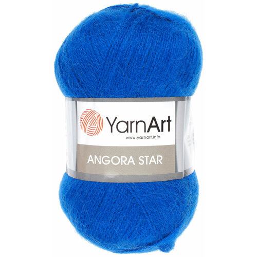 Пряжа Yarnart Angora Star ультрамарин (152), 20%шерсть/80%акрил, 500м, 100г, 1шт