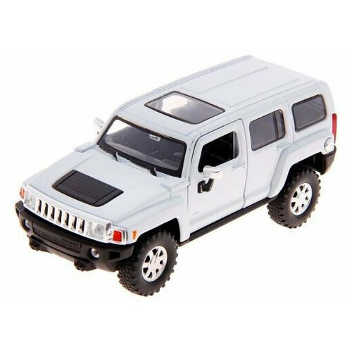 Внедорожник Welly Hummer H3 (39887) 1:32, 16 см, белый hummer мужская парфюмерия hummer black хаммер блэк 125 мл