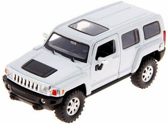 Внедорожник Welly Hummer H3 (39887) 1:32, белый