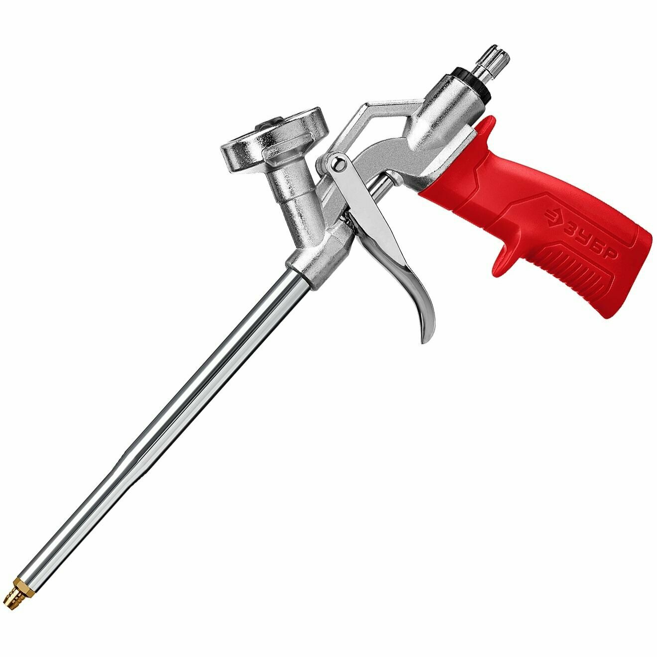 фото Пистолет для монтажной пены, металлический корпус, шток 20 см ЗУБР