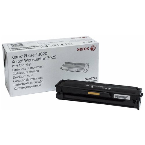 Картридж Xerox 106R02773, 1500 стр, черный картридж для лазерного принтера easyprint lx 3020d xerox 106r02773