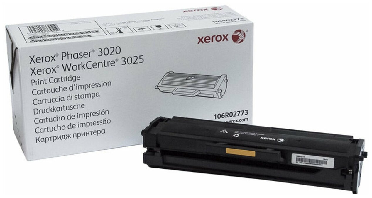 Картридж XEROX 106R02773, черный / 106R02773