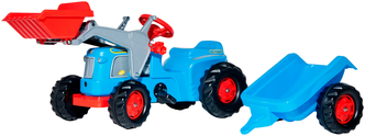 Веломобиль Rolly Toys Kiddy Classic 630042, голубой/красный/серый