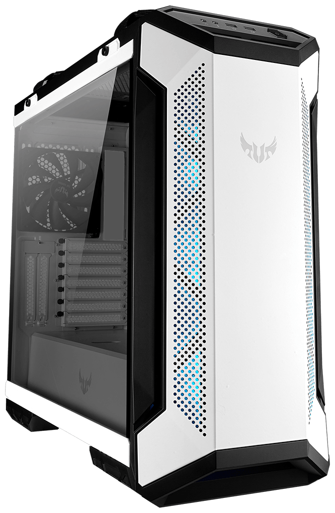 Корпус для пк ASUS TUF GAMING GT501 White ASUS TUF Gaming GT501 White Edition case supports up to EATX with metal front panel