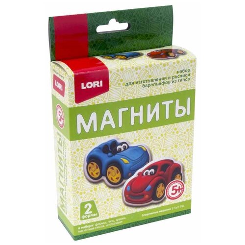 LORI Магниты Спортивные машинки (Пз/Г-011) мультиколор 271 г