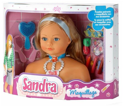 Кукла-торс Sandra макияж, 24см, 69501