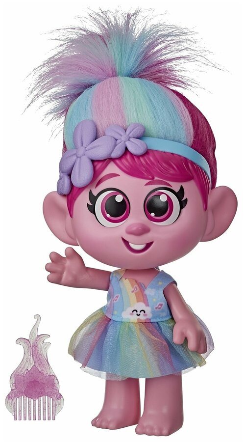 Кукла Hasbro Trolls 2 Малышка Розочка, 30 см, E77235E0