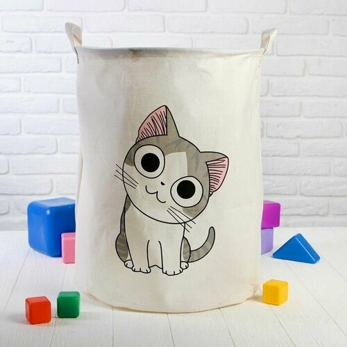 Корзина для игрушек Котик