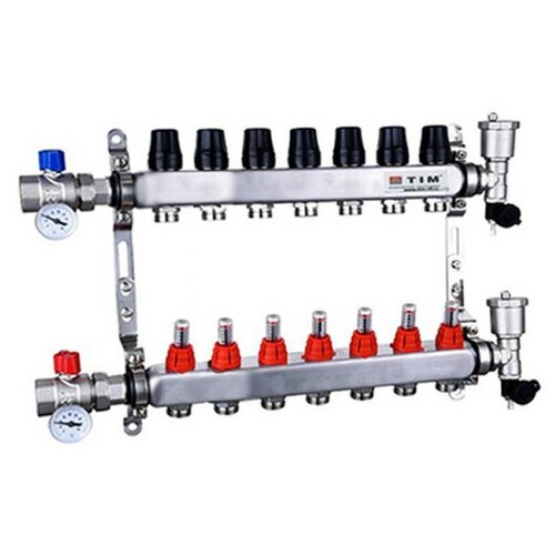 Коллекторная группа Tim KAS5007 1", 7 выходов 3/4"