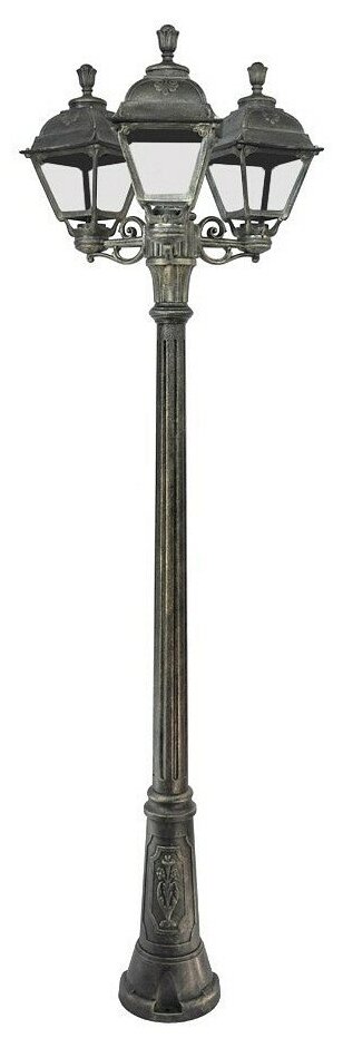Fumagalli Уличный светильник Cefa U23.156.S30.BXF1R, E27, 180 Вт, цвет арматуры: бронзовый, цвет плафона бесцветный
