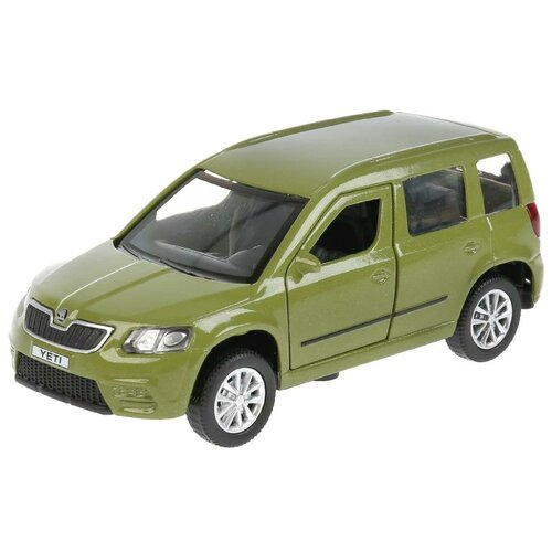Купить Легковой автомобиль ТЕХНОПАРК Skoda Yeti (YETI-GN), 12 см, зеленый