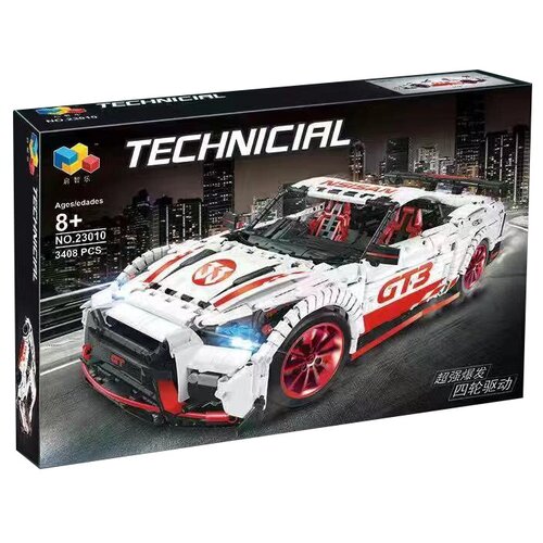 Конструктор Nissan GT-R Арт. 23010, 3408 деталей