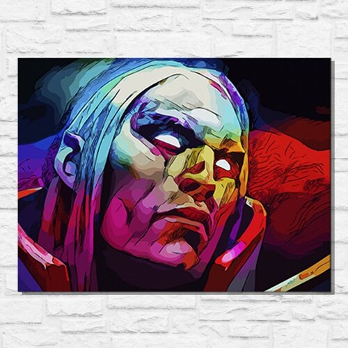 Картина по номерам на холсте игры Dota 2 Invoker - 12387 Г 30x40