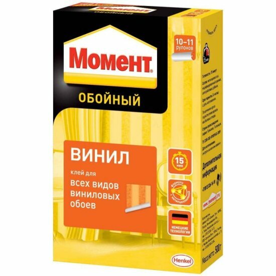 Обойный клей Момент винил, 500 г