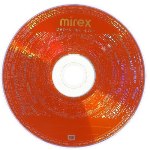 Диск DVD+R Mirex Brand, 16x, 4.7 Гб, конверт, 1 шт диск dvd r mirex dvd r 4 7gb ul130003a1s