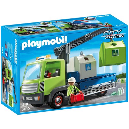 Конструктор Playmobil City Action 6109 Грузовик и контейнеры для стекла