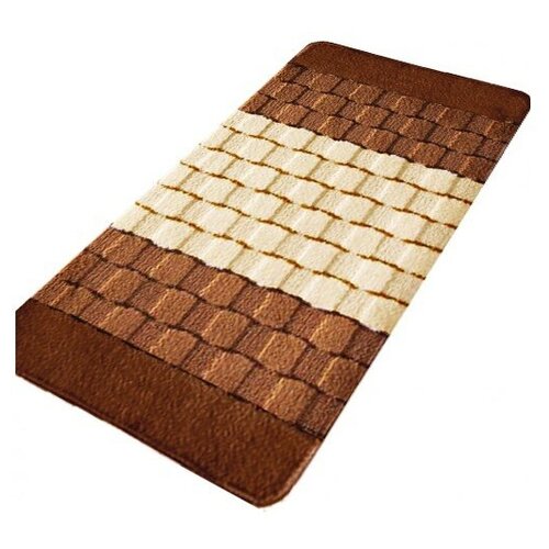 фото Коврик banyolin silver 80х120 см коричневый