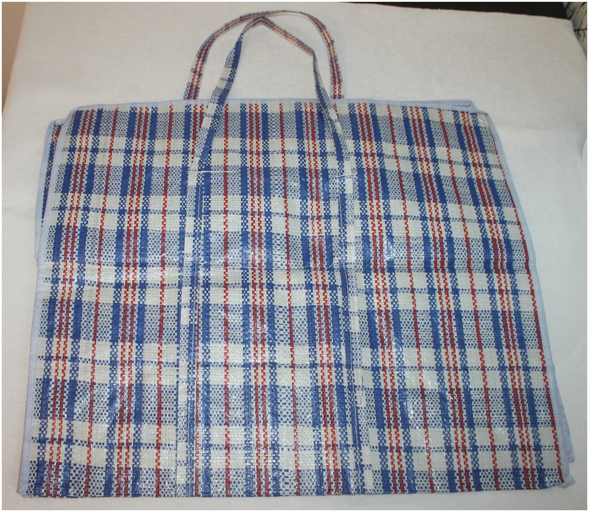 фото CELLTIX, Сумка хозяйственная, нетканый материал, 60x50x30см, "Клетка", 2 цвета (арт. 682519)