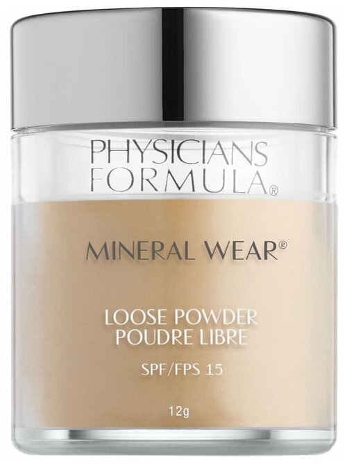 Physicians Formula Пудра Mineral Wear Loose Powder SPF 15 1 шт. кремовый натуральный 12 г