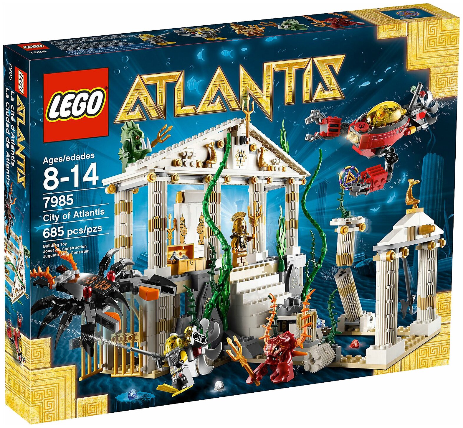 Конструктор LEGO Atlantis 7985 Город Атлантов, 685 дет.