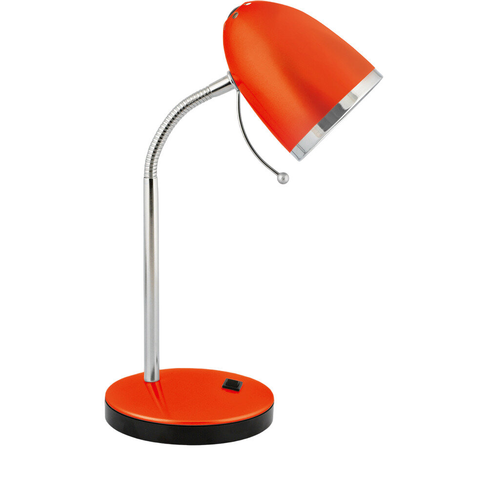 Лампа офисная Camelion Sweet home KD-308, E27, 40 Вт, цвет арматуры: оранжевый, цвет плафона/абажура: оранжевый - фотография № 17