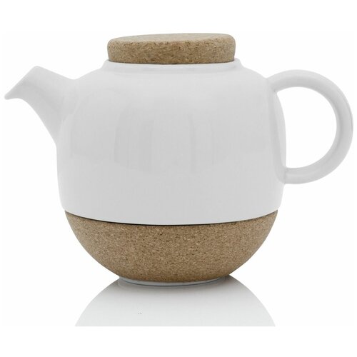 фото Viva scandinavia заварочный чайник с ситечком lauren v77702 800 мл, белый