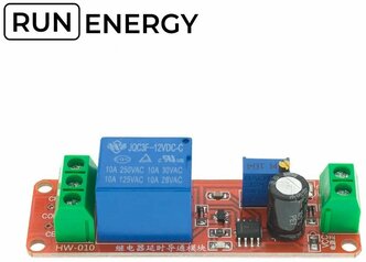 Модуль реле времени с таймером NE555 0-10 сек. 5V