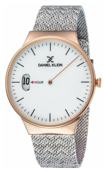 Наручные часы Daniel Klein, серебряный, белый