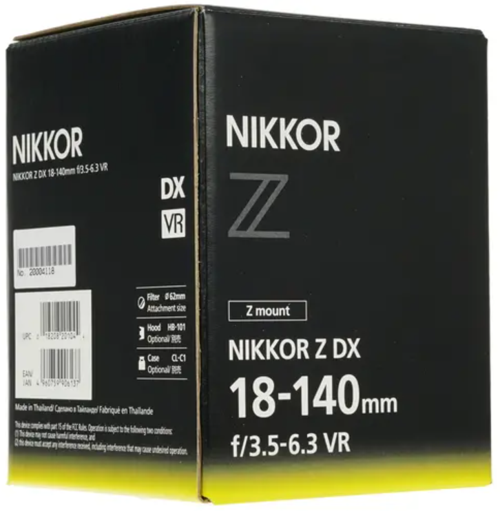 Nikon NIKKOR Z DX 18-140mm f/3.5-6.3 VR - фото №11