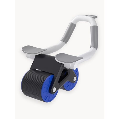 Тренажер для пресса, тренажер - ролик с возвратным механизмом, цвет микс