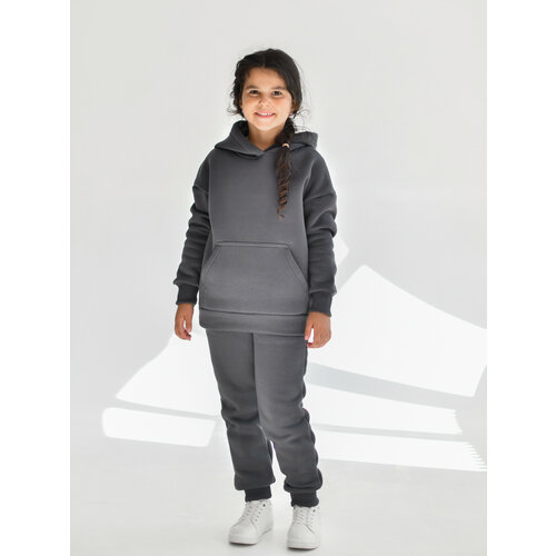 Комплект одежды LikeRostik, размер 122, серый шорты likerostik размер 122 серый