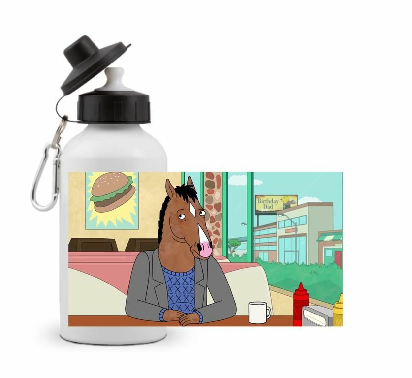 Спортивная бутылка Конь БоДжек, BoJack Horseman №5