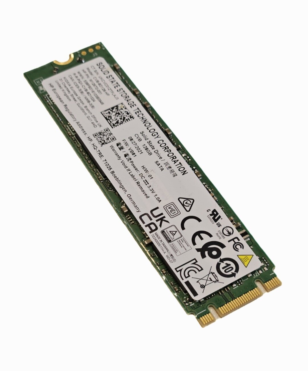 Твердотельный накопитель HP 128 ГБ M2 CVB-8D128