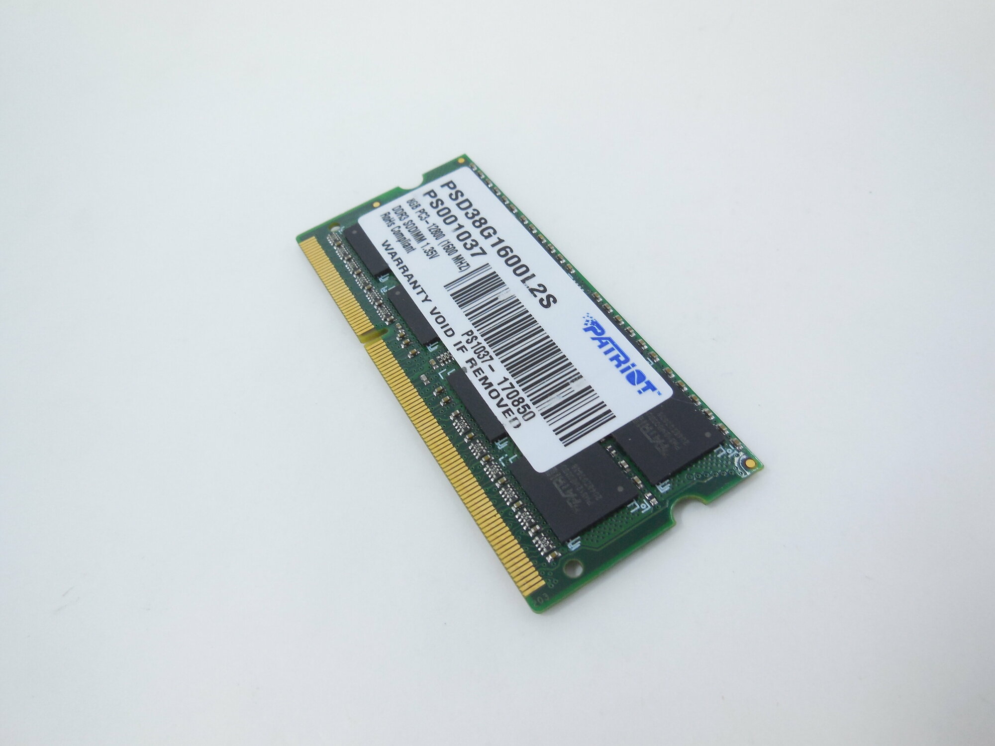 SO-DIMM DDR3L, 8ГБ, Patriot - фото №9