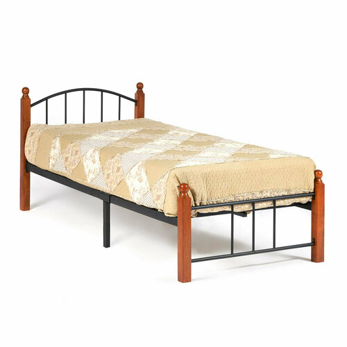 Кровать AT-915 90200 см Single bed красный дубчерный 13891₽