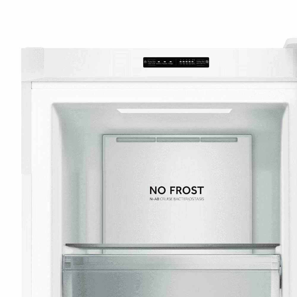 Морозильная камера Haier HF‑242WG, No Frost, 242 л, белый, LED индикатор — фото 1
