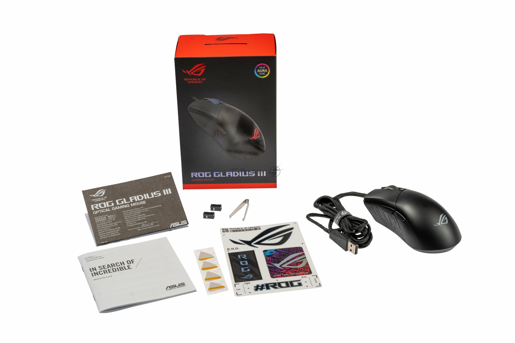 Мышь проводная ASUS ROG Gladius III, 19000dpi, Черный 90MP0270-BMUA00 - фото №17