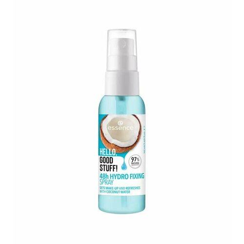 фиксирующий спрей essence hello good stuff 48h 50 мл Essence - Hello, Good Stuf! Фиксирующий спрей Moisturizing makeup setting spray, 50 мл