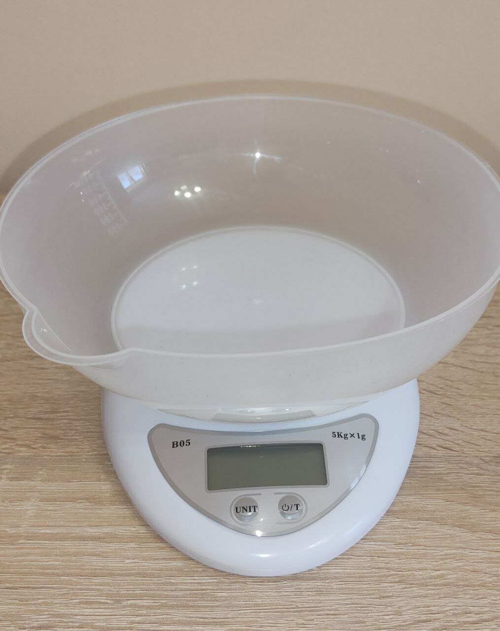 Кухонные весы до 5 кг электронные с чашей