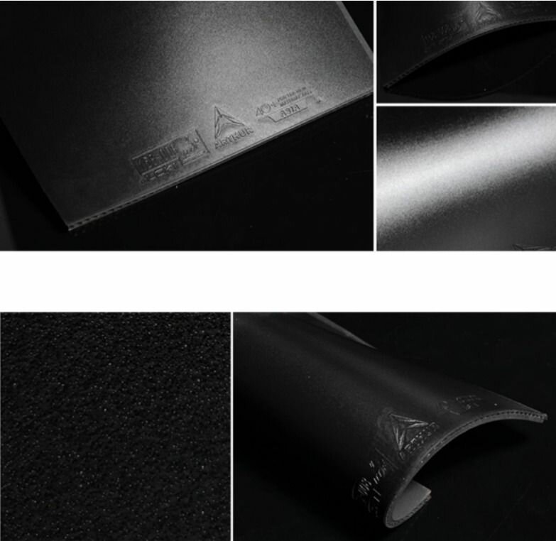 Накладка LOKI Arthur ASIA, 41 градус, 2.1 мм для ракетки, для продвинутых игроков, черная — фото 1