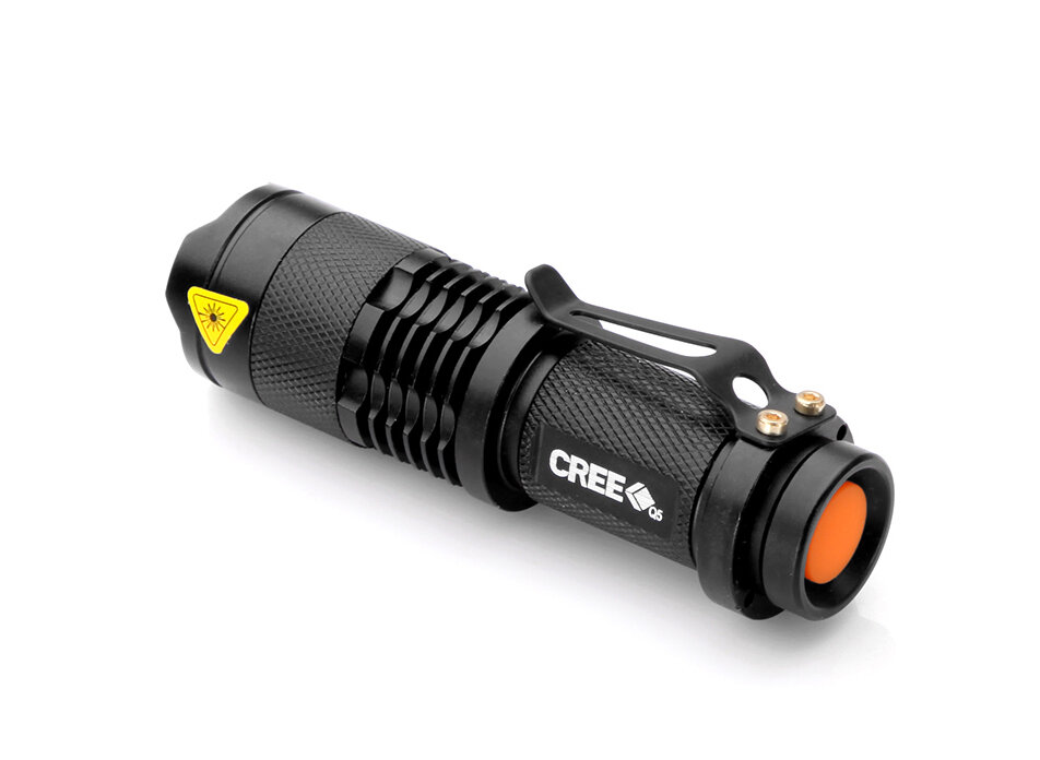 Водонепроницаемый светодиодный фонарик UltraFire CREE Q5 (красное свечение)