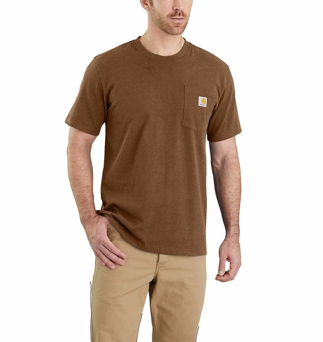 Футболка carhartt коричневый 