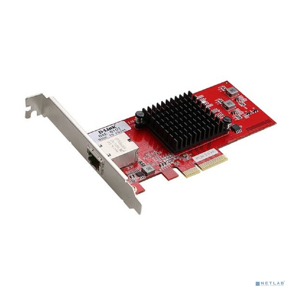 DXE-810T/B1A Сетевой PCI Express адаптер с 1 портом 10GBase-T (458194)