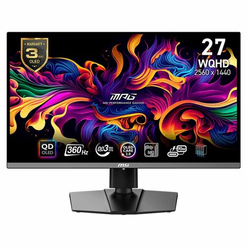 26.5" Монитор MSI MPG 271QRX, QD-OLED, 2560x1440, 360 Гц черный