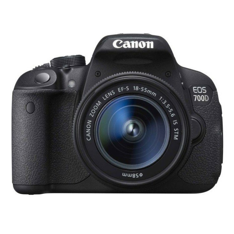 Фотоаппарат Canon EOS 700D Kit EF-S 18-55mm f/3.5-5.6 IS STM, черный